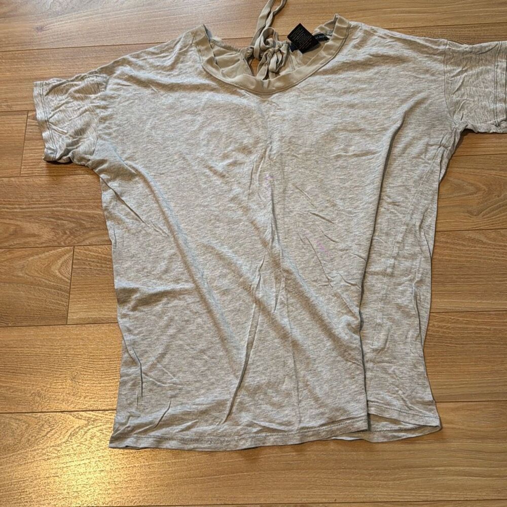 Calvin Klein jeans short sleeve top with tie back size‎ medium